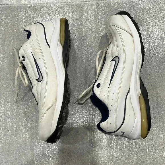 [11W]Nike White Leather Max  Air Golf Sneaker- Men - Picture 3 of 8